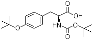 structure of CAS# 47375-34-8, Boc-O-tert-butyl-L-tyrosine