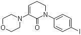 structure of CAS# 473927-69-4, 1-(4-碘苯基)-3-吗啉基-5,6-二氢吡啶-2(1H)-酮