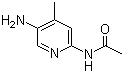 structure of CAS# 475060-18-5, N-(5-Amino-4-methylpyridin-2-yl)acetamide
