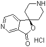 structure of CAS# 475152-33-1, 螺[呋喃并[3,4-c]吡啶-1(3H),4'-哌啶]-3-酮盐酸盐