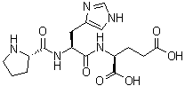structure of CAS# 47555-31-7, L-脯氨酰-L-组氨酰-L-谷氨酸