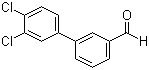 structure of CAS# 476490-05-8, 3',4'-Dichlorobiphenyl-3-carbaldehyde