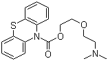 CAS 登录号：477-93-0, 地美索酯, 10H-吩噻嗪-10-羧酸 2-[2-(二甲氨基)乙氧基]乙基酯