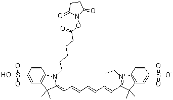 structure of CAS# 477908-53-5, Cy7 (Cyanine 7)