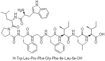 CAS # 478413-40-0, L-Tryptophyl-L-leucyl-L-prolyl-L-phenylalanylglycyl-L-phenylalanyl-L-isoleucyl-L-leucyl-L-isoleucine