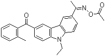 CAS 登录号：478556-66-0, 1-[9-乙基-6-(2-甲基苯甲酰基)-9H-咔唑-3-基]乙酮 1-(O-乙酰肟)