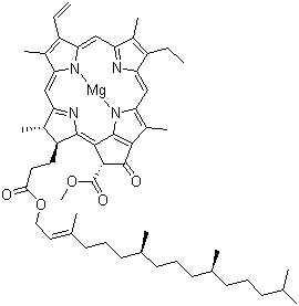 Chlorophyll a molecular structure (CAS 479-61-8)