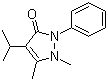 structure of CAS# 479-92-5, 异丙安替比林