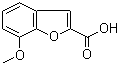 structure of CAS# 4790-79-8, 7-Methoxybenzofuran-2-carboxylic acid