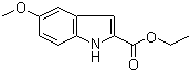 CAS # 4792-58-9, Ethyl 5-methoxy-1H-indole-2-carboxylate, 5-Methoxyindole-2-carboxylic acid ethyl ester