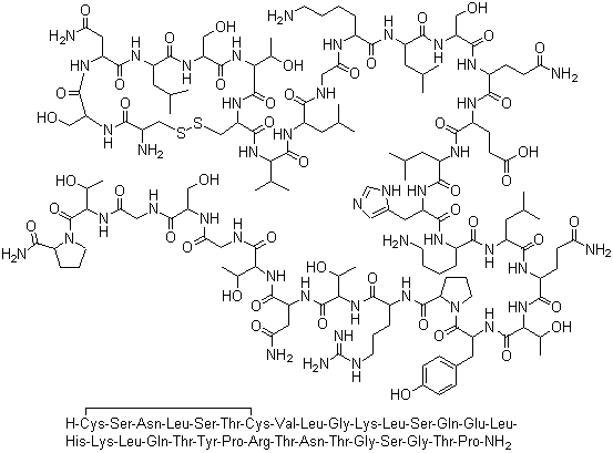 structure of CAS# 47931-85-1, Calcitonin salmon