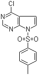 structure of CAS# 479633-63-1, 4-Chloro-7-tosyl-7H-pyrrolo[2,3-d]pyrimidine