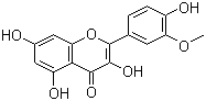 Isorhamnetin molecular structure (CAS 480-19-3)
