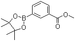 structure of CAS# 480425-35-2, 3-Methoxycarbonylphenylboronic acid pinacol ester