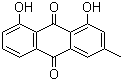 structure of CAS# 481-74-3, 大黄酚