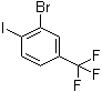 structure of CAS# 481075-58-5, 2-溴-1-碘-4-三氟甲基苯