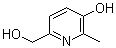 structure of CAS# 4811-16-9, 5-Hydroxy-6-methyl-2-pyridinemethanol
