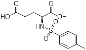 CAS 登录号：4816-80-2, N-(4-甲基苯磺酰基)-L-谷氨酸, 2-(对甲基苯磺酰氨基)戊二酸