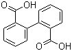 structure of CAS# 482-05-3, 2,2'-联苯二甲酸