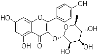 structure of CAS# 482-39-3, 阿福豆苷
