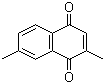 CAS # 482-70-2, 2,7-Dimethyl-1,4-naphthoquinone