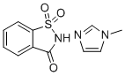 structure of CAS# 482333-74-4, 糖精1-甲基咪唑