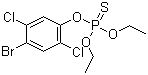 structure of CAS# 4824-78-6, 乙基溴硫磷