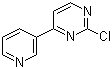 CAS # 483324-01-2, 4-(3-Pyridyl)-2-chloropyrimidine, 2-Chloro-4-(3-pyridyl)pyrimidine, 2-Chloro-4-(pyridin-3-yl)pyrimidine