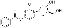 structure of CAS# 4836-13-9, N-苯甲酰-2'-脱氧胞苷