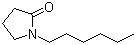 N-Hexyl-2-pyrrolidinone molecular structure (CAS 4838-65-7)