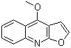 structure of CAS# 484-29-7, Dictamnine