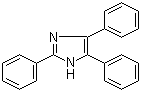 structure of CAS# 484-47-9, 2,4,5-三苯基咪唑