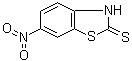 structure of CAS# 4845-58-3, 6-Nitro-2(3H)-benzothiazolethione