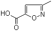 structure of CAS# 4857-42-5, 3-甲基异恶唑-5-甲酸