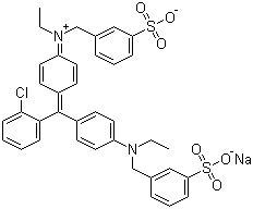 structure of CAS# 4857-81-2, 酸性绿 9