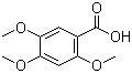 structure of CAS# 490-64-2, 2,4,5-Trimethoxybenzoic acid