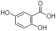 structure of CAS# 490-79-9, 2,5-Dihydroxybenzoic acid
