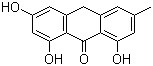 CAS 登录号：491-60-1, 大黄素蒽酮, 1,3,8-三羟基-6-甲基-10H-蒽-9-酮