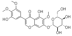 structure of CAS# 491-74-7, 野鹫尾苷