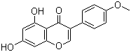 structure of CAS# 491-80-5, 5,7-二羟基-4'-甲氧基异黄酮