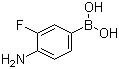 structure of CAS# 494752-42-0, 4-Amino-3-fluorophenylboronic acid