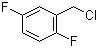 structure of CAS# 495-07-8, 2,5-Difluorobenzyl chloride