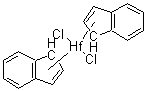 structure of CAS# 49596-05-6, 二氯双(eta5-茚基)铪
