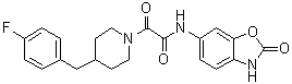 CAS # 496054-87-6, Radiprodil, 2-[4-(4-Fluorobenzyl)piperidin-1-yl]-2-oxo-N-(2-oxo-2,3-dihydrobenzoxazol-6-yl)acetamide