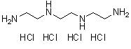 structure of CAS# 4961-40-4, Triethylenetetramine tetrahydrochloride