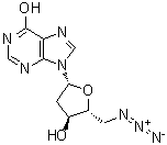 CAS # 496809-83-7, 5'-Azido-2',5'-dideoxyinosine