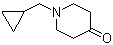 structure of CAS# 49682-96-4, 1-(Cyclopropylmethyl)piperidin-4-one