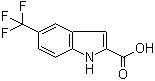 structure of CAS# 496946-78-2, 5-三氟甲基-1H-吲哚-2-羧酸