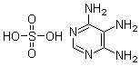 structure of CAS# 49721-45-1, 4,5,6-Pyrimidinetriamine sulfate