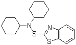 structure of CAS# 4979-32-2, N,N-Dicyclohexyl-2-benzothiazolsulfene amide